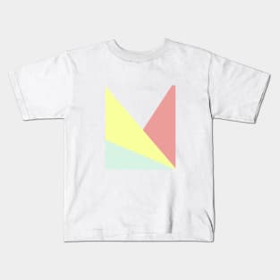 Minimal triangle art Kids T-Shirt